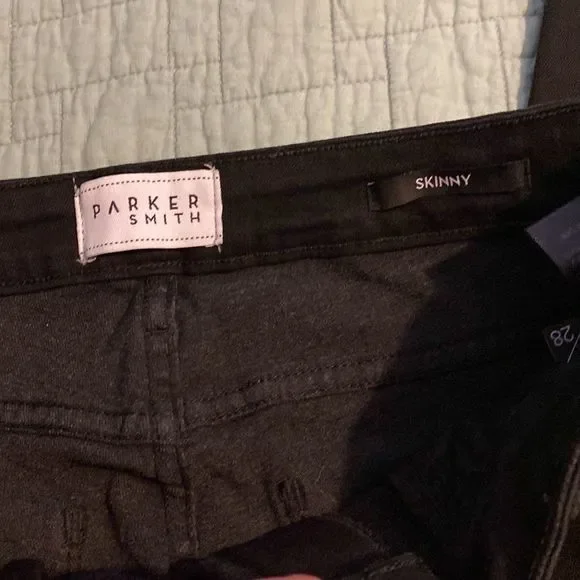 PARKER Smith Black Skinny Jeans High Waist Women’s Size 6/28 - Picture 3 of 11
